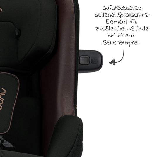 Nuna Reboarder child seat TODL next i-Size from birth - 4 years (40 cm - 105 cm) 360° rotatable - Riveted