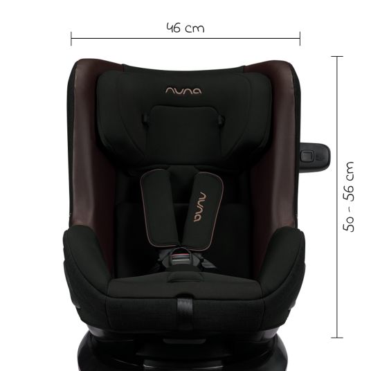 Nuna Reboarder child seat TODL next i-Size from birth - 4 years (40 cm - 105 cm) 360° rotatable - Riveted