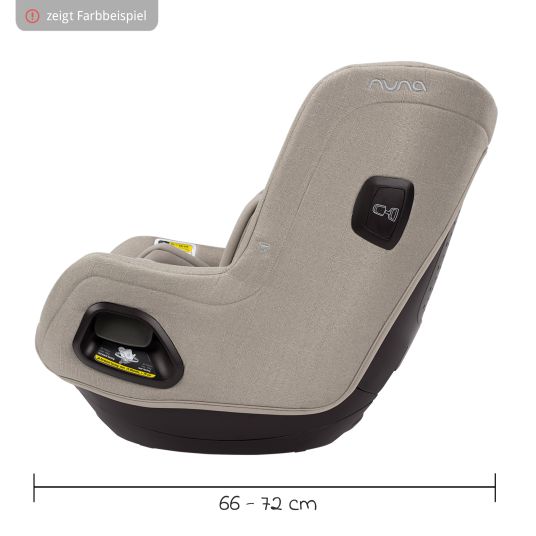 Nuna Reboarder child seat TODL next i-Size from birth - 4 years (40 cm - 105 cm) 360° rotatable - Riveted