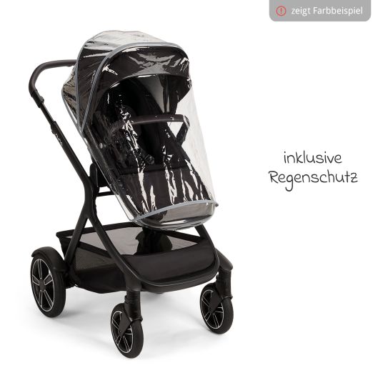 Nuna Seggiolino sportivo DEMI next second con chiusura a cintura magnetica con parapioggia - Biscotti