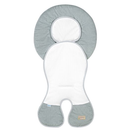 Odenwälder Baby car seat cover Babycool for a comfortable seat - Cool Cord - Light Grey