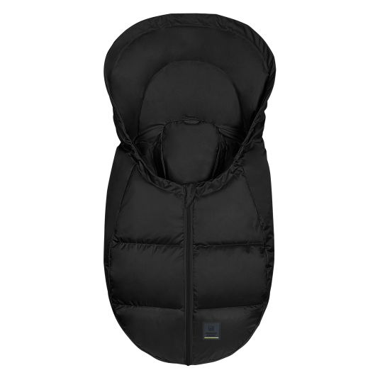 Odenwälder Dauni down footmuff for infant car seat & carrycot - Black