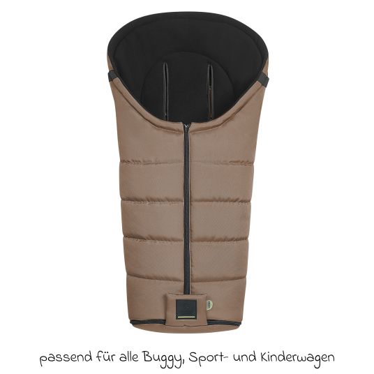 Odenwälder Benno fleece footmuff for buggy, baby carriage and baby carriage - Desert Sand