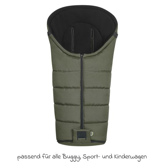 Odenwälder Fleece-Fußsack Benno für Buggy, Sport- und Kinderwagen - Steel Grey