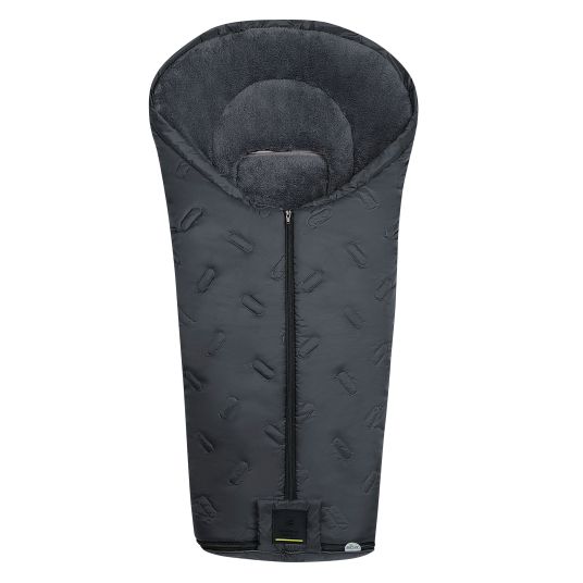 Odenwälder Fleece-Fußsack Oskar für Buggy, Sport- und Kinderwagen - Anthrazit