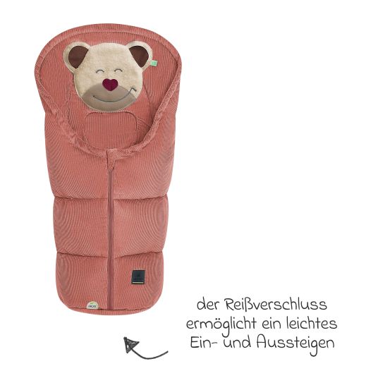 Odenwälder Fußsack Mucki Cord für Babyschale & Babywanne - Siena