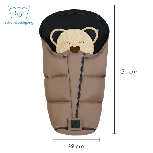 Odenwälder Footmuff Mucki L -cs for buggy, baby carriage and baby carriage - Desert sand