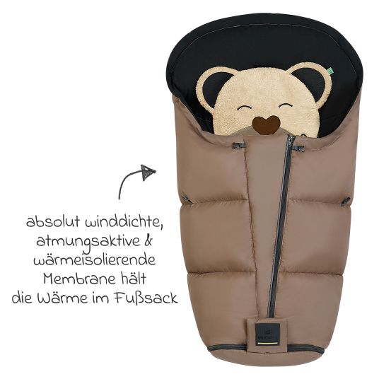 Odenwälder Footmuff Mucki L -cs for buggy, baby carriage and baby carriage - Desert sand