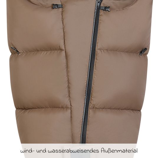 Odenwälder Footmuff Mucki L -cs for buggy, baby carriage and baby carriage - Desert sand