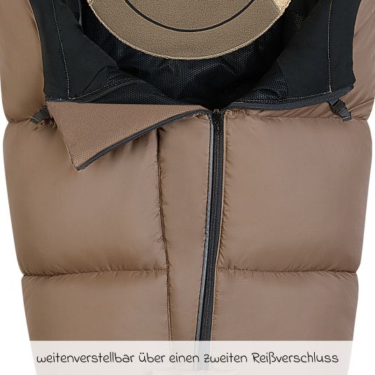 Odenwälder Footmuff Mucki L -cs for buggy, baby carriage and baby carriage - Desert sand