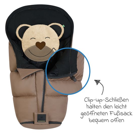 Odenwälder Footmuff Mucki L -cs for buggy, baby carriage and baby carriage - Desert sand