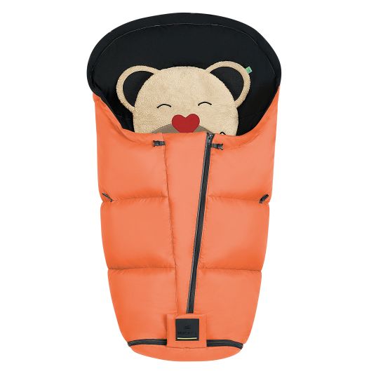 Odenwälder Footmuff Mucki L -cs for buggy, baby carriage and baby carriage - Red Orange