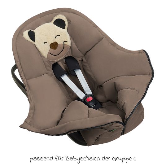 Odenwälder Footmuff Mucki Peach Skin for infant car seat & carrycot - Desert Sand