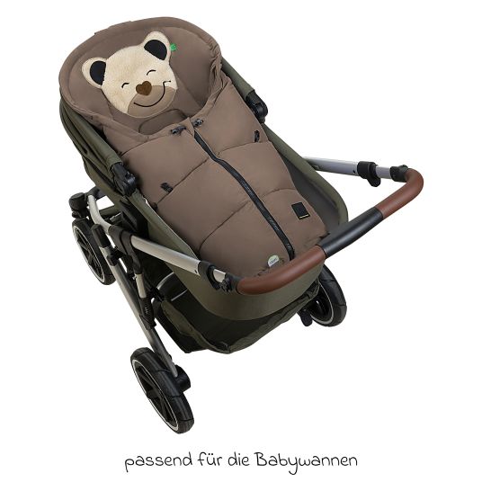 Odenwälder Footmuff Mucki Peach Skin for infant car seat & carrycot - Desert Sand