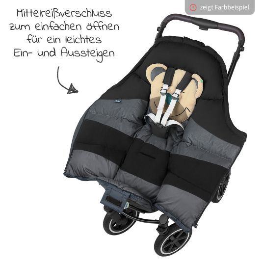 Odenwälder Fußsack Muckitex Mucki L-cs für Kinderwagen, Sportwagen & Buggy - Cosy Green
