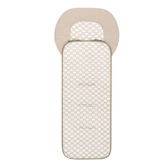 Odenwälder Stroller pad with iceberg 4D fabric - cooling for a comfortable sitting experience - sand