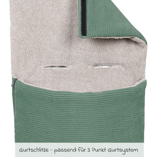 Odenwälder Nicky insert cushion suitable for infant carriers, carrycots & carrycots - Eucalyptus
