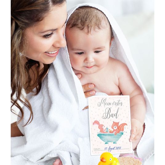 OLGS Babyartikel Baby milestone cards - girl
