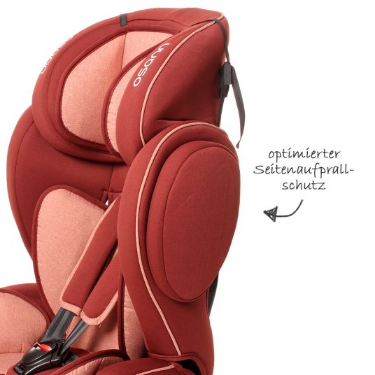 Osann Child seat Flux Isofix - Red Melange