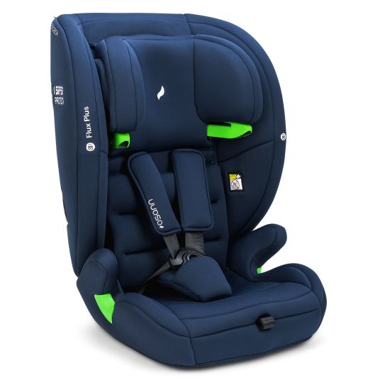 Osann Seggiolino auto Flux Plus i-Size da 15 mesi a 12 anni (76 cm - 150 cm) - Navy Melange