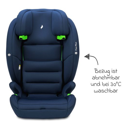 Osann Flux Plus i-Size child car seat from 15 months - 12 years (76 cm - 150 cm) - Navy Melange