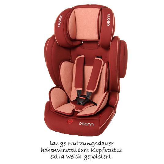 Osann Child seat Flux Plus - Red Melange