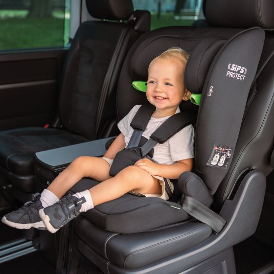 Osann Kindersitz Lupo i-Size ab 9 Monate - 12 Jahre (76 cm - 150 cm) - Black