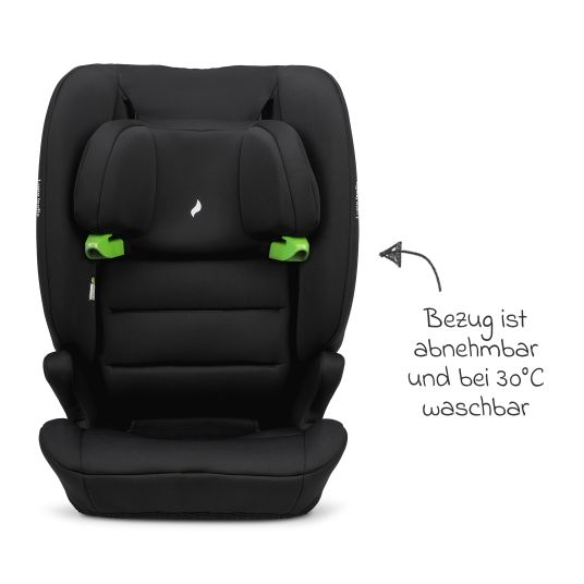 Osann Lupo Isofix i-Size child seat from 15 months - 12 years (76 cm - 150) with Isofix & Top-Tether - Black