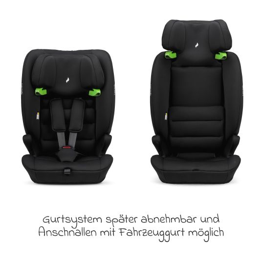 Osann Lupo Isofix i-Size child seat from 15 months - 12 years (76 cm - 150) with Isofix & Top-Tether - Black