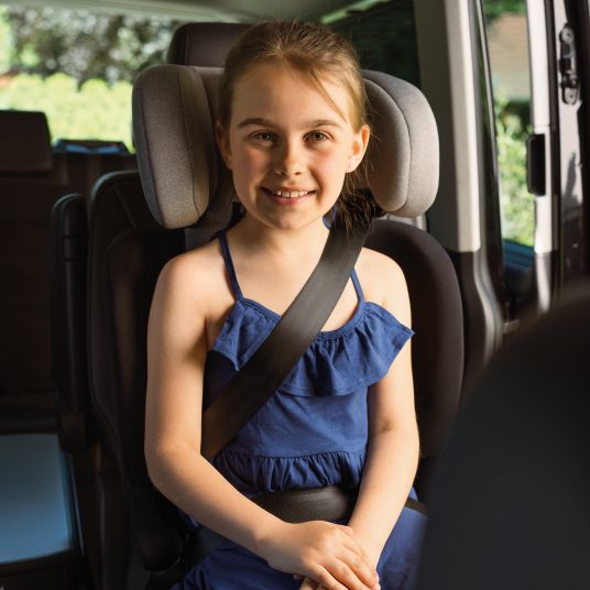 Osann Kindersitz Musca Isofix i-Size ab 3 Jahre - 12 Jahre (100 cm - 150 cm) mit Isofix - Grey Melange