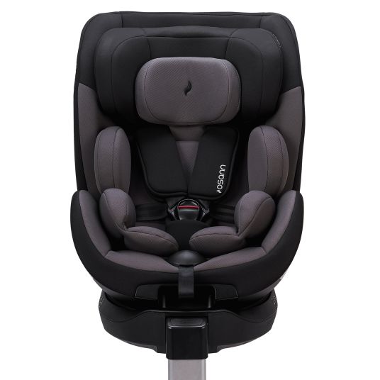 Osann Reboarder child seat Hero 360 SL from birth - 4 years (40 cm -105 cm) rotatable incl. Isofix base - Twill Black