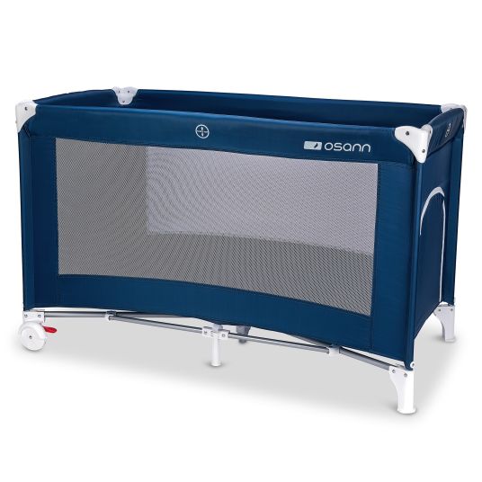 Osann Travel travel cot with side entry incl. carry bag 120 x 60 cm - Royal Blue