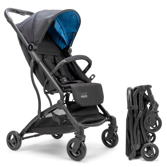 Osann Travel buggy & pushchair Vegas up to 22 kg load capacity only 6 kg light with reclining position - sky blue