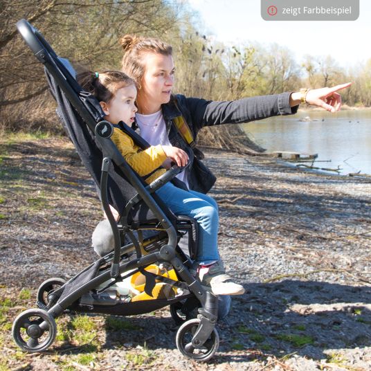 Osann Travel buggy & pushchair Vegas up to 22 kg load capacity only 6 kg light with reclining position - wine red