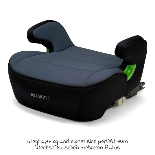 Osann Booster seat Junior Isofix from 7 years - 12 years (126 cm - 150 cm) incl. Isofix - Nero