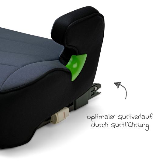 Osann Sitzerhöhung Junior Isofix ab 7 Jahre - 12Jahre (126 cm - 150 cm) inkl. Isofix - Nero