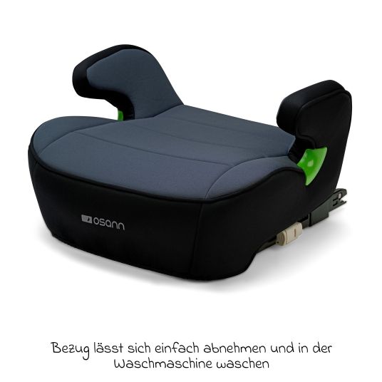 Osann Sitzerhöhung Junior Isofix ab 7 Jahre - 12Jahre (126 cm - 150 cm) inkl. Isofix - Nero