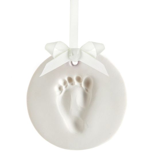 Pearhead Ciondolo con impronta del bambino - Bianco