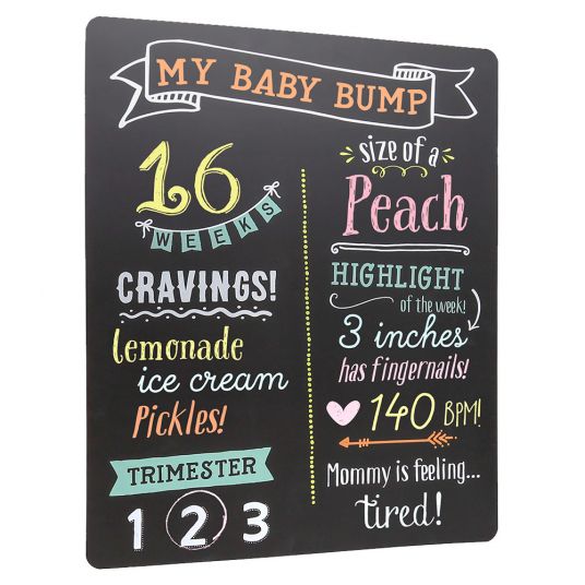 Pearhead Milestone photo board for pregnancy