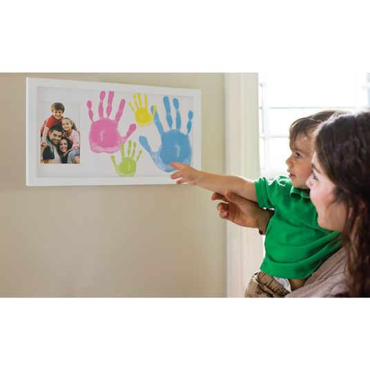 Pearhead Frame for family photo & handprints - Family Frame