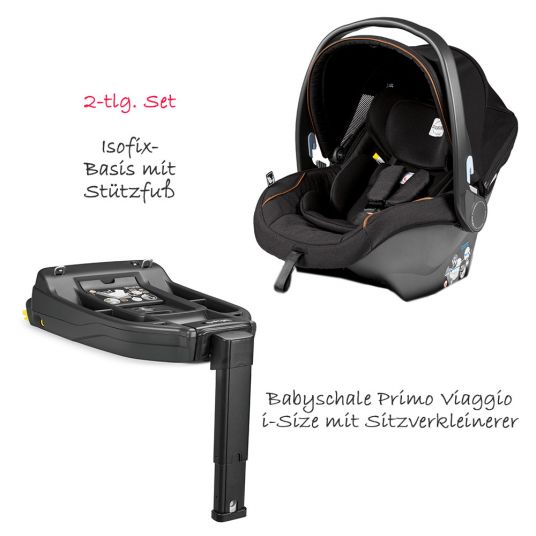 Peg Perego Baby car seat Primo Viaggio i-Size incl. i-Size base - Ebony