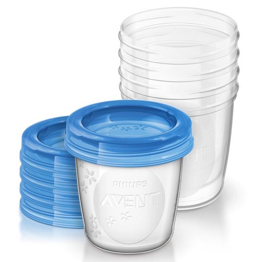 Philips Avent 10-piece returnable cup set for breast milk SCF619/05