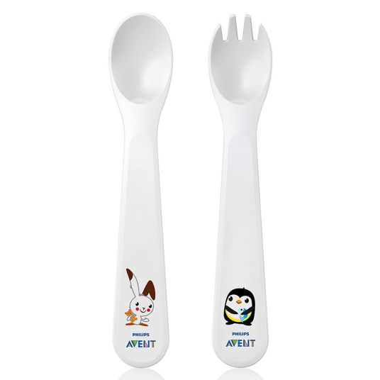 Philips Avent 3-piece cutlery set with storage box - SCF718/00