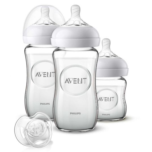 Philips Avent 4-piece newborn starter set glass Naturnah - SCD303/01