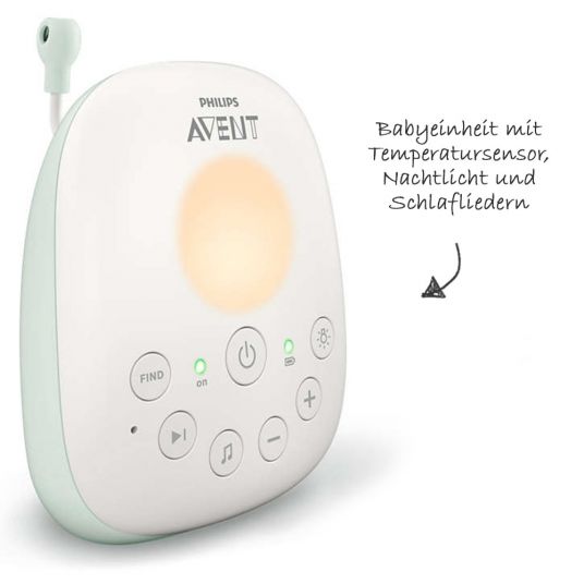 Philips Avent Baby Monitor DECT con modalità Eco intelligente - SCD711/26