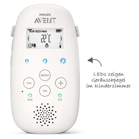 Philips Avent Baby Monitor DECT with Smart Eco Mode - SCD711/26