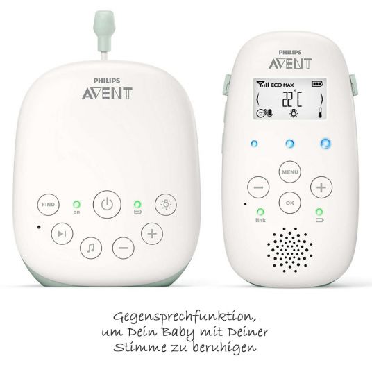 Philips Avent Baby Monitor DECT with Smart Eco Mode - SCD711/26
