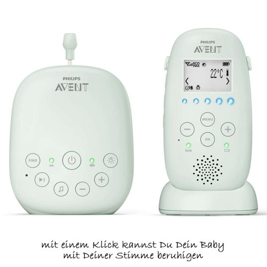 Philips Avent Babyphone DECT mit Smart Eco Mode - SCD721/26