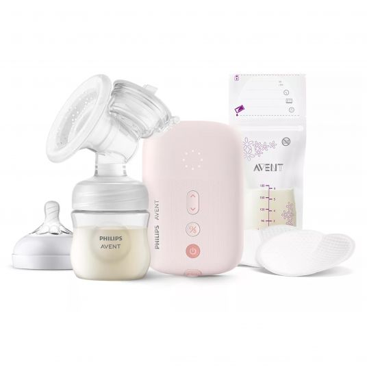 Philips Avent Electric breast pump Natural Motion SCF395/31 + PP bottle + 2 disposable breast pads + 5 breast milk bags