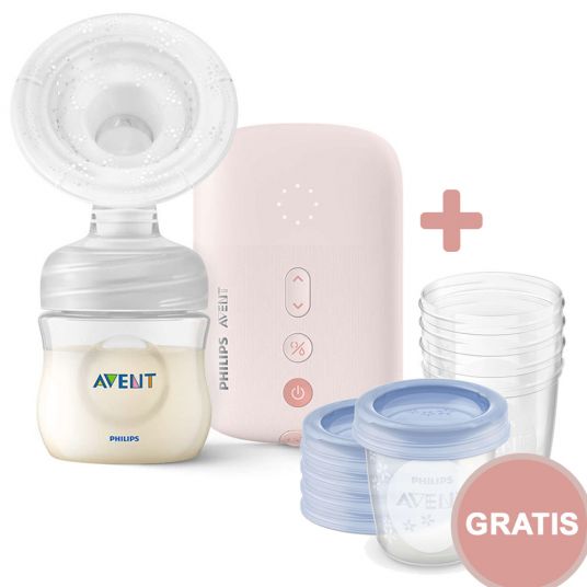 Becher inklusive De Philips AVENT SCF619/05 Aufbewahrungsbecher für Muttermilch 